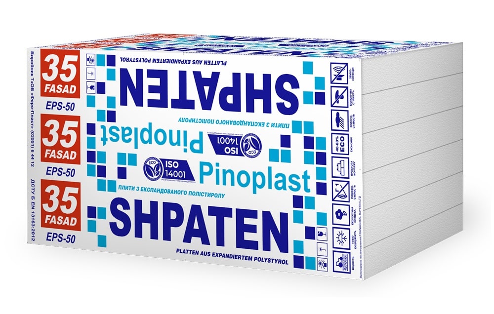 Пінопласт Shpaten 35 fasad